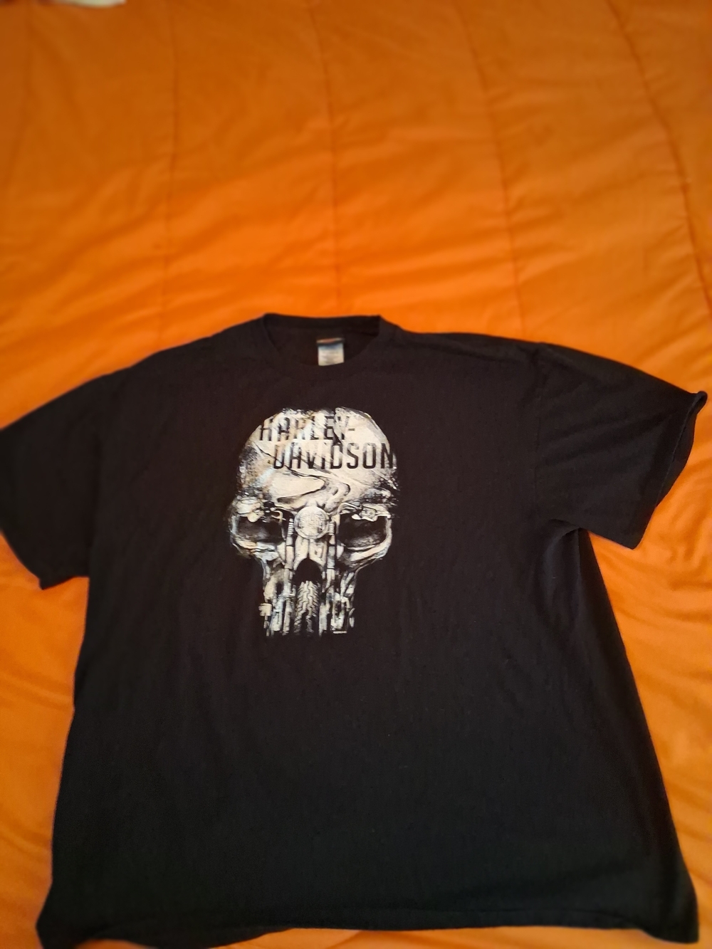 Harley-Davidson Skull Graphic T-Shirt Rocky Top Harley Pidgeon Forge,TN Men 2XL - Picture 4 of 6